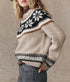 The Snowflake Fairisle Pullover - Oat